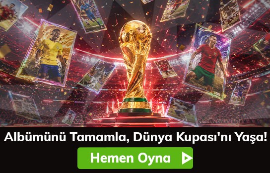 Futbolcu kartlarını topla kendi Dünya Kupası kadronu kur